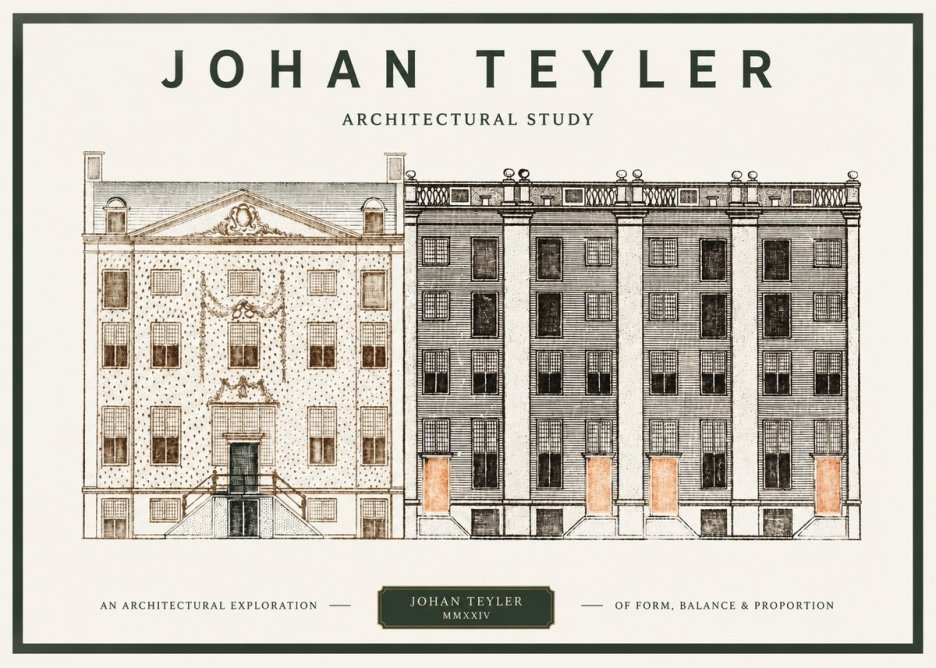 Johan Teyler Architectural Study IV No1 - Poszter