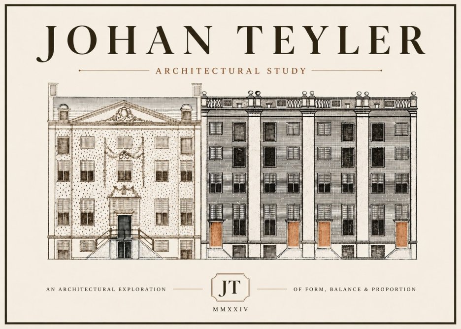 Johan Teyler Architectural Study IV No5 - Poszter