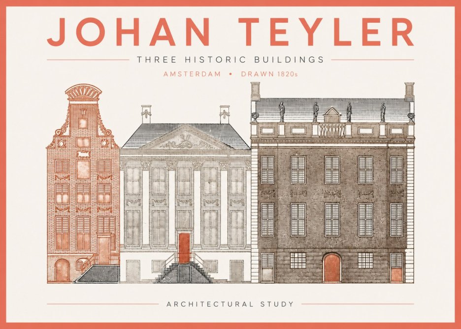 Johan Teyler Three Historic Buildings No2 - Poszter