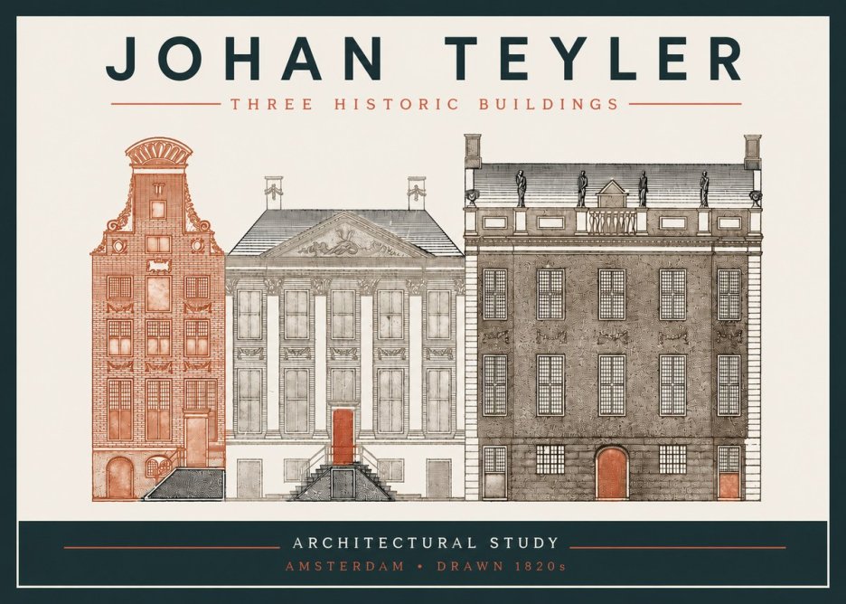 Johan Teyler Three Historic Buildings No3 - Poszter