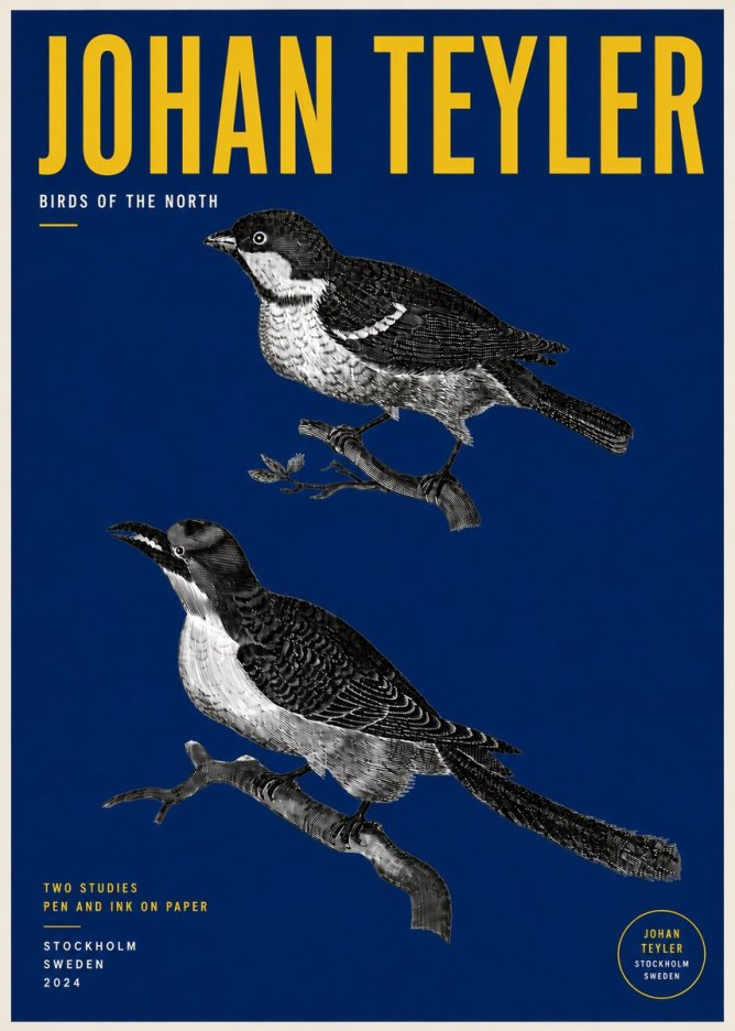 Johan Teyler Two Studies No5 - Poszter