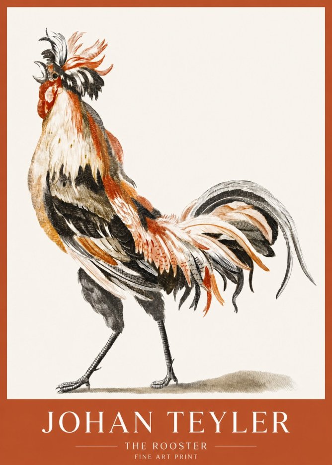 Johan Teyler The Rooster No1 - Poszter