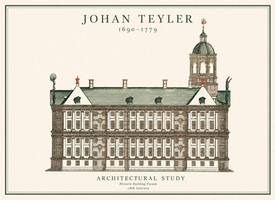 Johan Teyler Architectural Study V No1 - Poszter