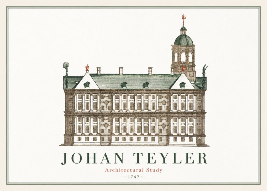 Johan Teyler Architectural Study V No2 - Poszter