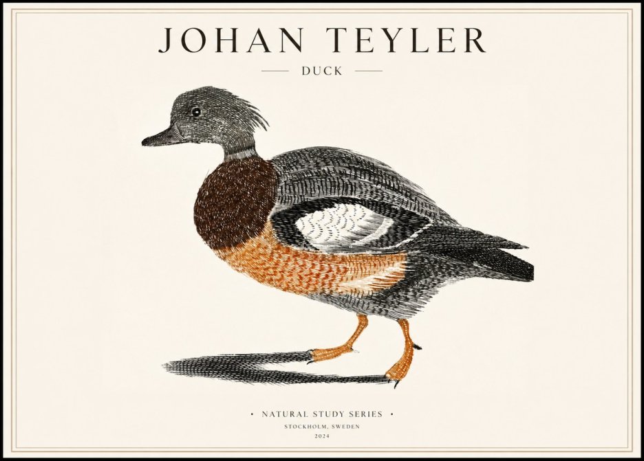 Johan Teyler Duck II No1 - Poszter