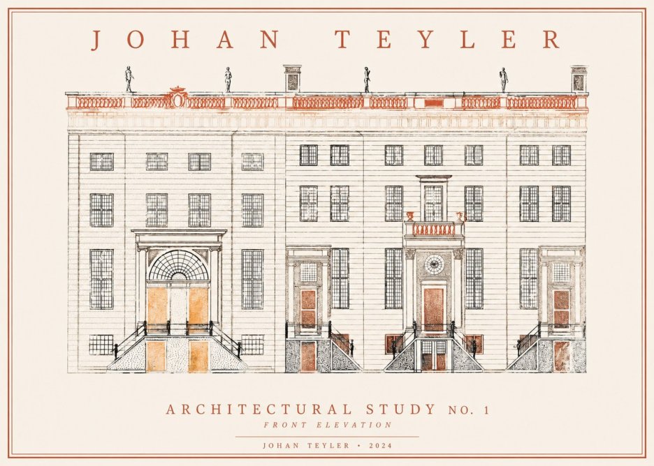 Johan Teyler Architectural Study VI No2 - Poszter