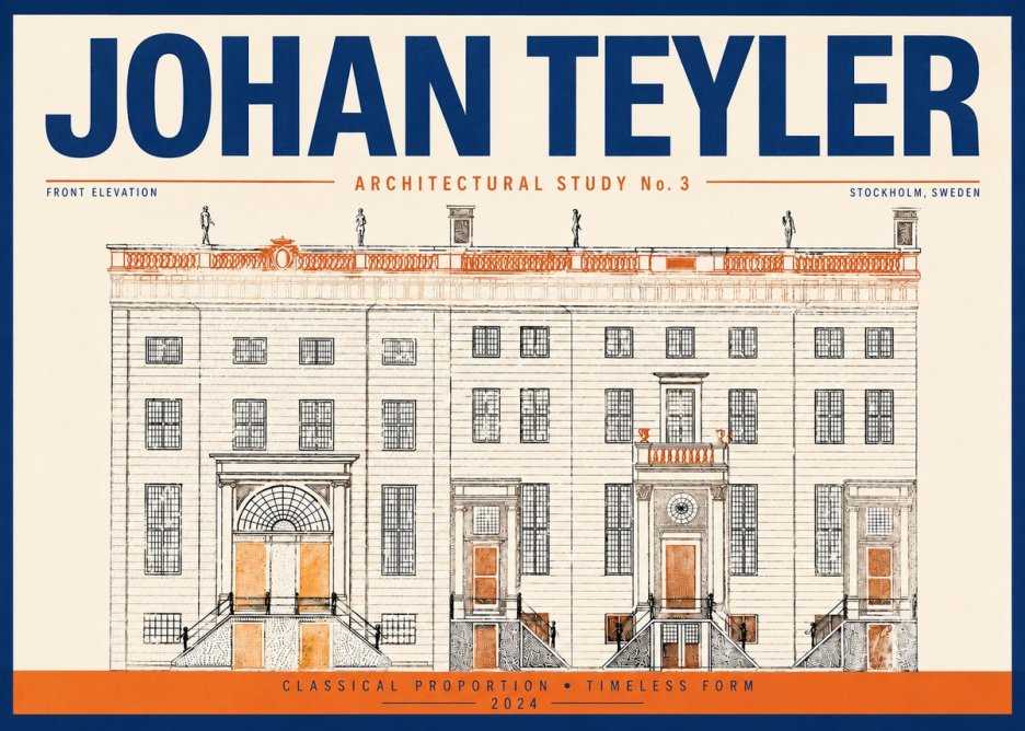 Johan Teyler Architectural Study VI No4 - Poszter