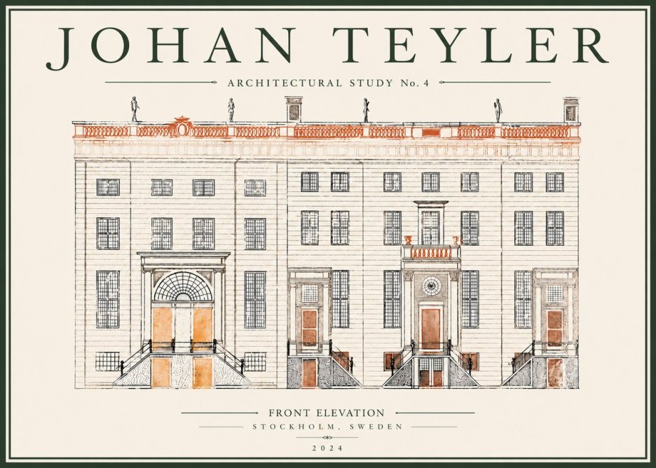 Johan Teyler Architectural Study VI No5 - Poszter