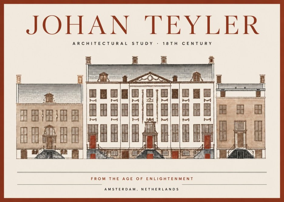 Johan Teyler Architectural Study VII No4 - Poszter