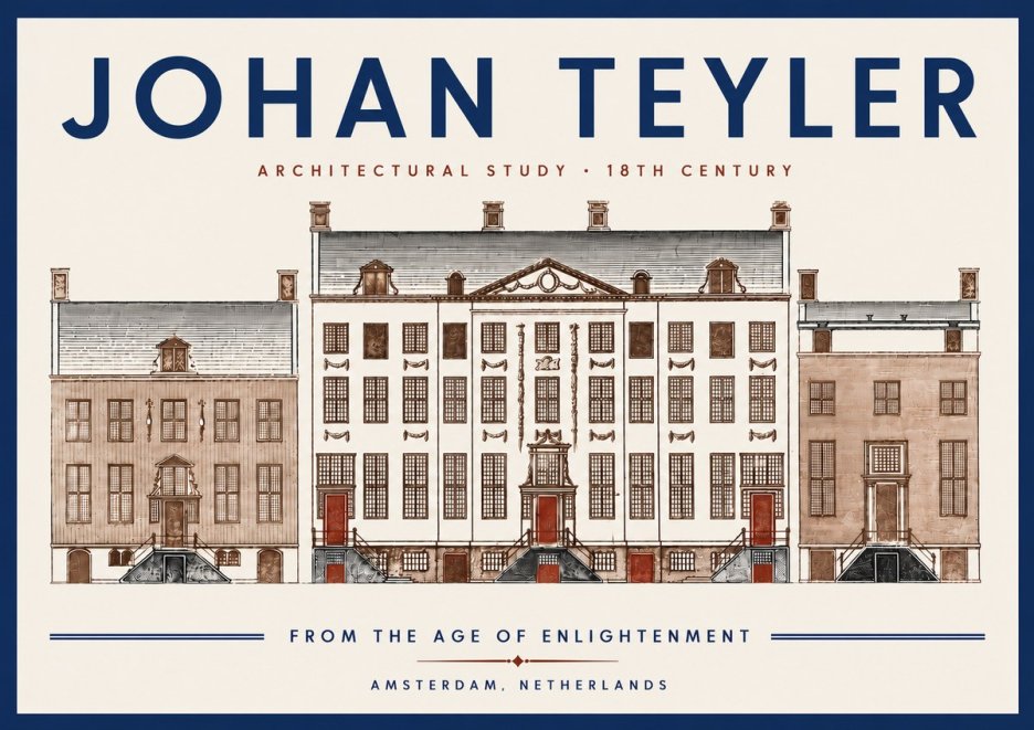 Johan Teyler Architectural Study VII No6 - Poszter