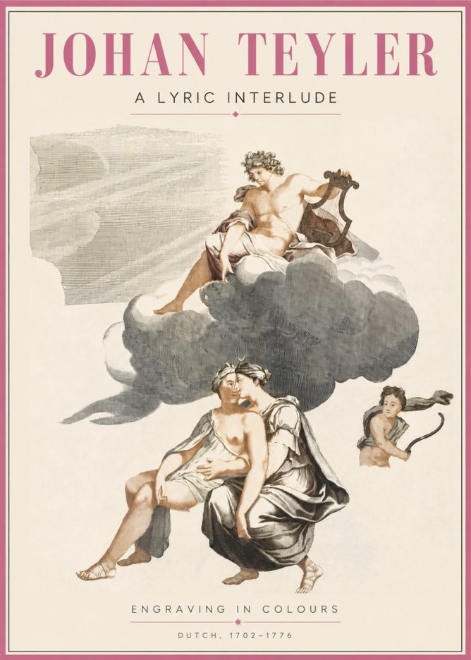 Johan Teyler Allegory of Music and Love No4 - Poszter