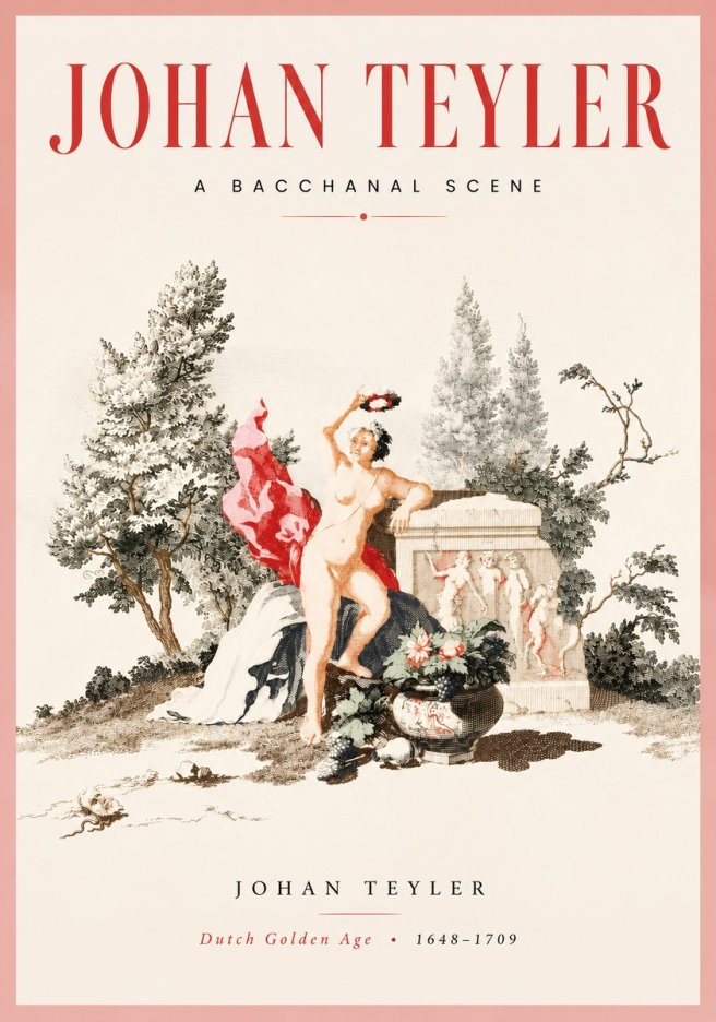 Johan Teyler A Bacchanal Scene No3 - Poszter