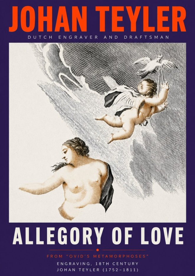 Johan Teyler Allegory of Love No5 - Poszter