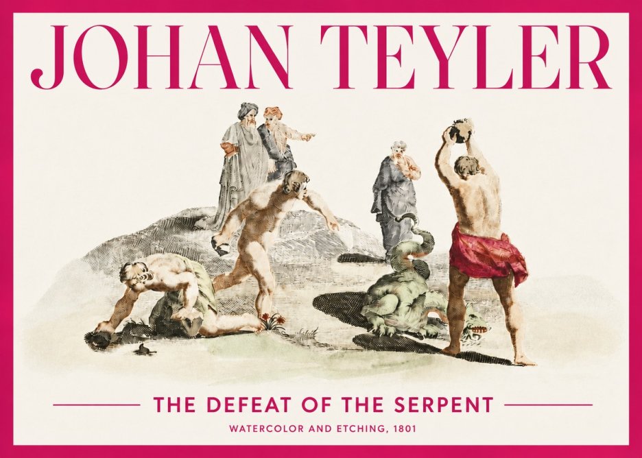 Johan Teyler Study of Ulysses and Polyphemus No4 - Poszter