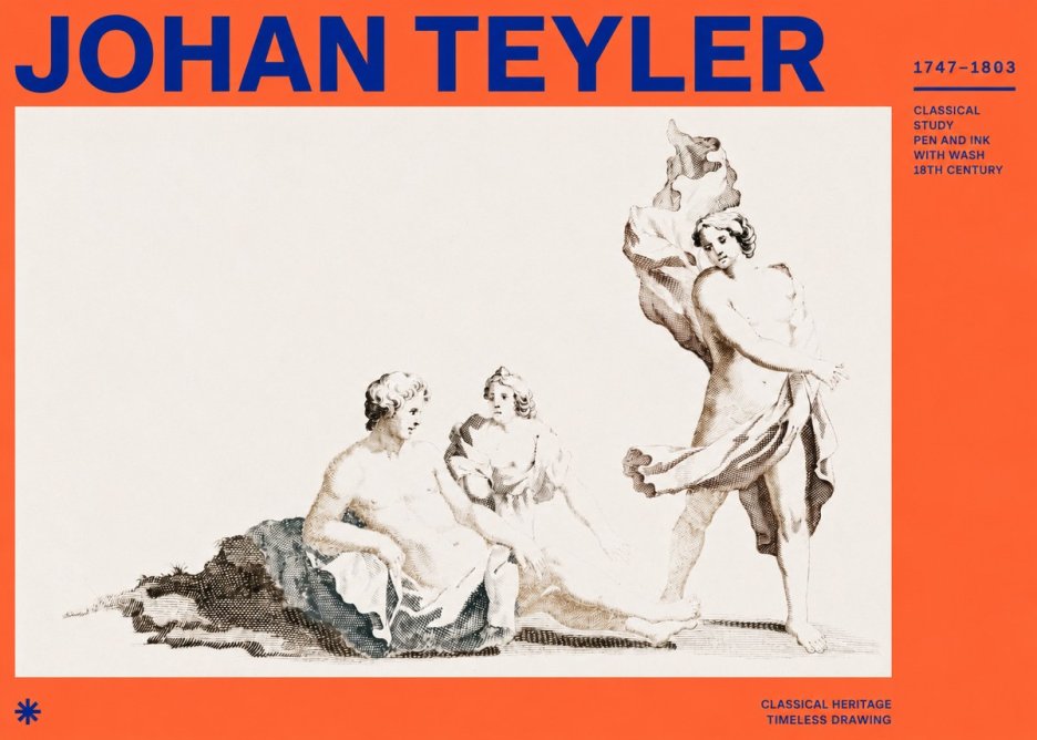 Johan Teyler Classical Study I No2 - Poszter