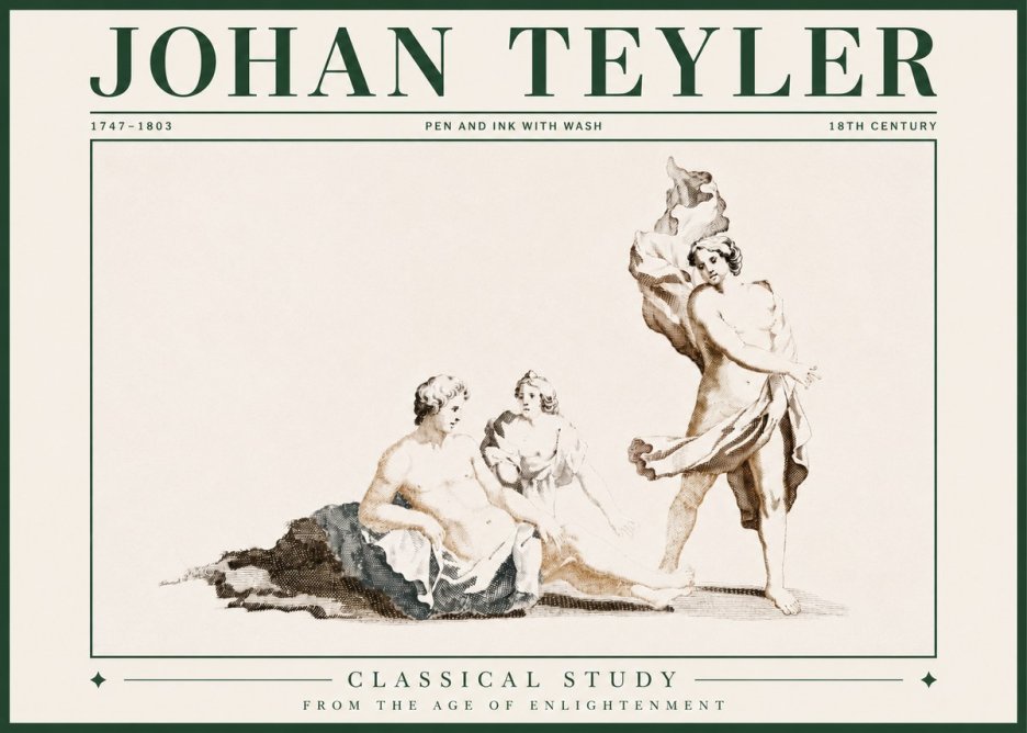 Johan Teyler Classical Study I No3 - Poszter