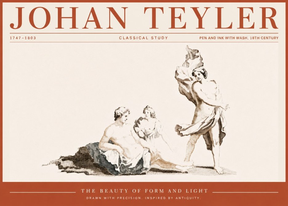 Johan Teyler Classical Study I No6 - Poszter