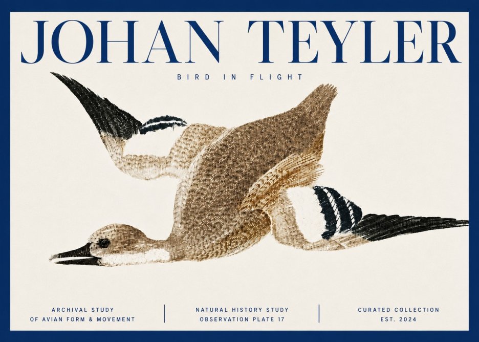 Johan Teyler Bird in Flight II No3 - Poszter