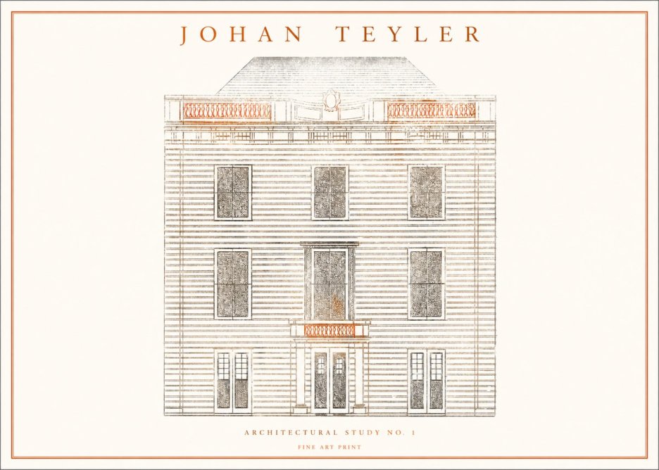 Johan Teyler Architectural Study No. 1 II No1 - Poszter