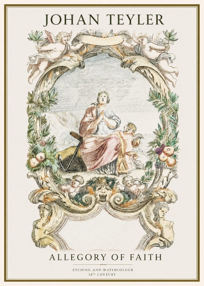 Johan Teyler Allegory of Faith No1 - Poszter