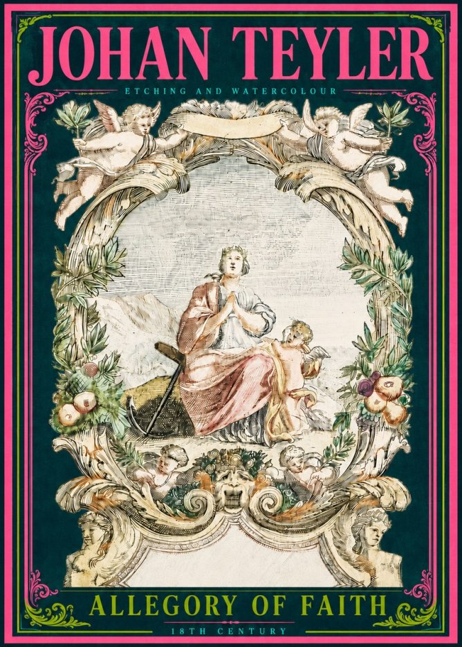 Johan Teyler Allegory of Faith No3 - Poszter