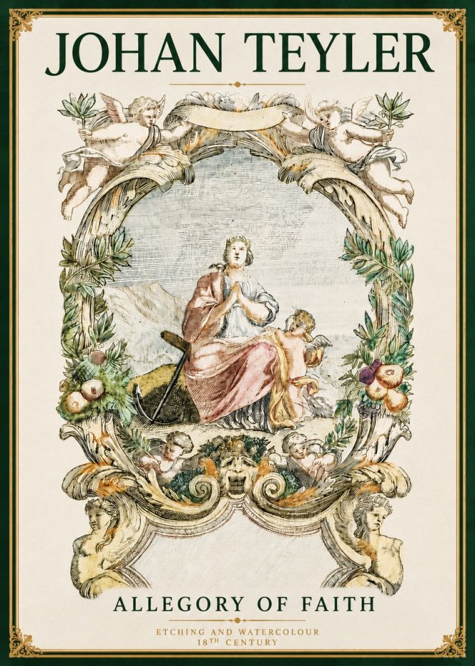 Johan Teyler Allegory of Faith No4 - Poszter