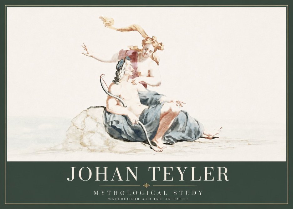 Johan Teyler Mythological Study No3 - Poszter