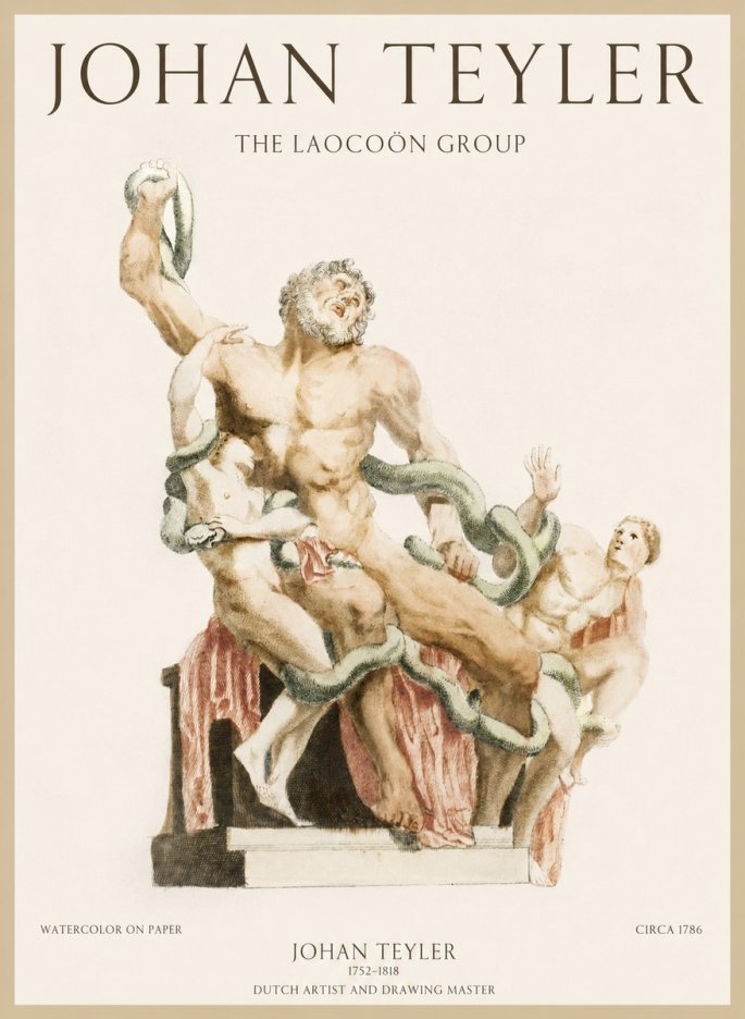Johan Teyler The Laocoön Group No1 - Poszter