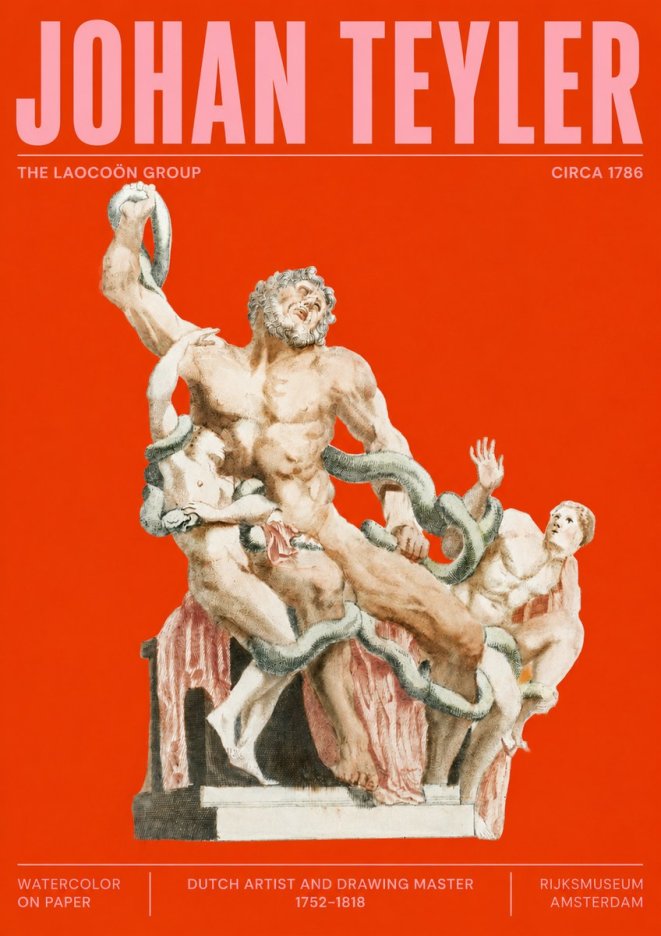 Johan Teyler The Laocoön Group No2 - Poszter