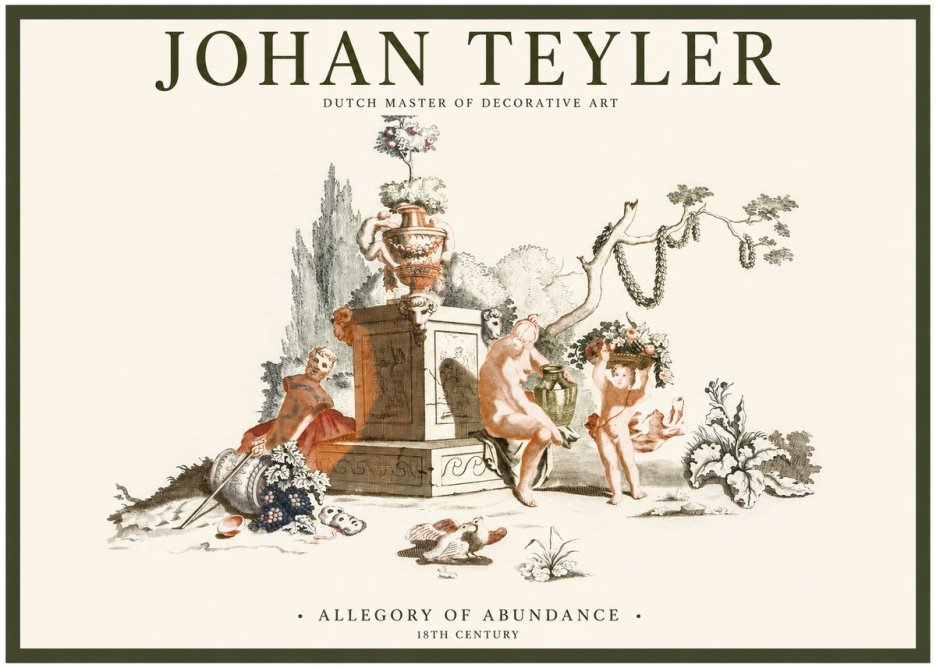 Johan Teyler Allegory of Abundance No1 - Poszter
