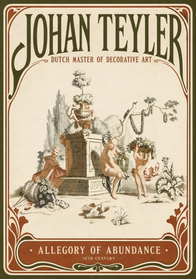 Johan Teyler Allegory of Abundance No2 - Poszter