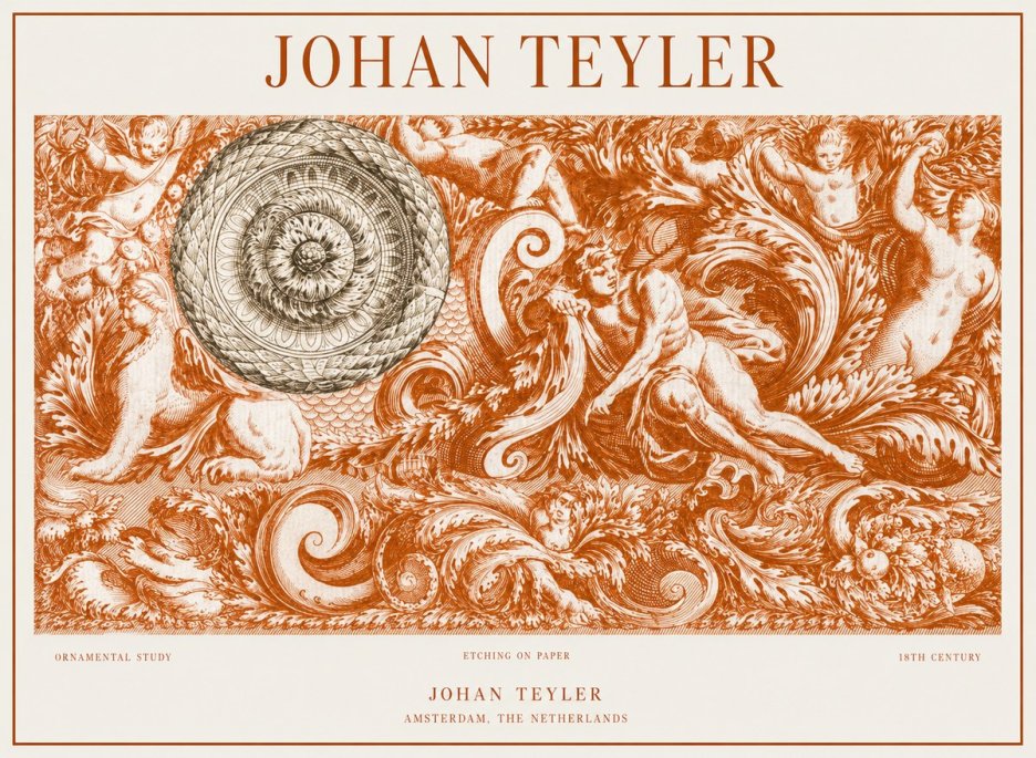Johan Teyler Ornamental Study No1 - Poszter