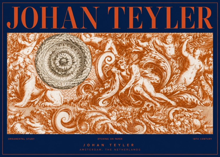 Johan Teyler Ornamental Study No2 - Poszter