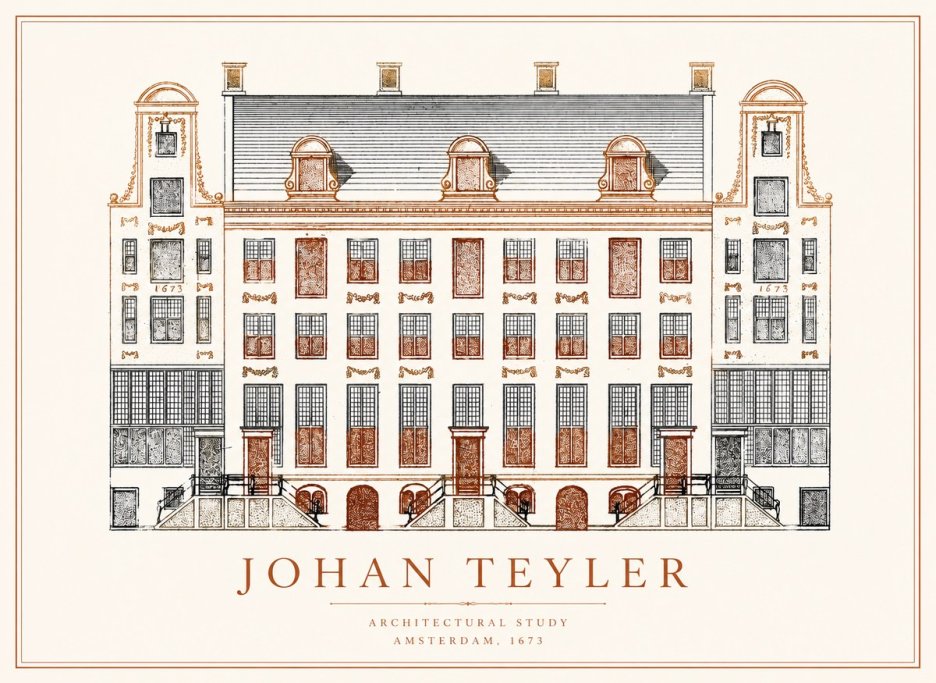 Johan Teyler Architectural Study VIII No1 - Poszter