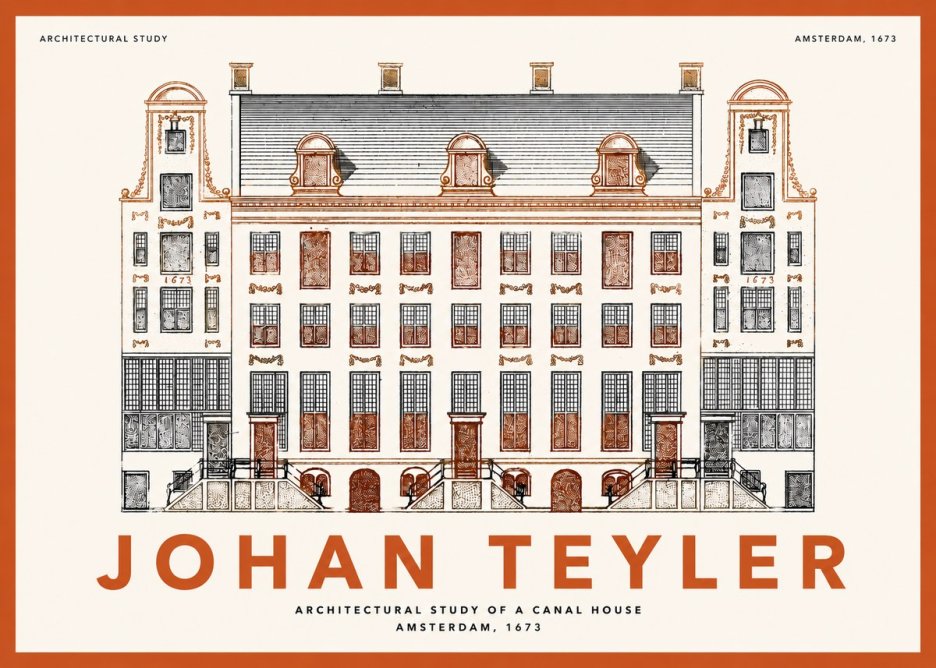 Johan Teyler Architectural Study VIII No2 - Poszter