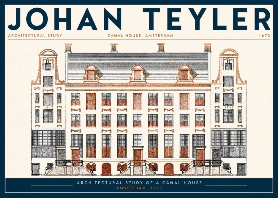 Johan Teyler Architectural Study VIII No3 - Poszter