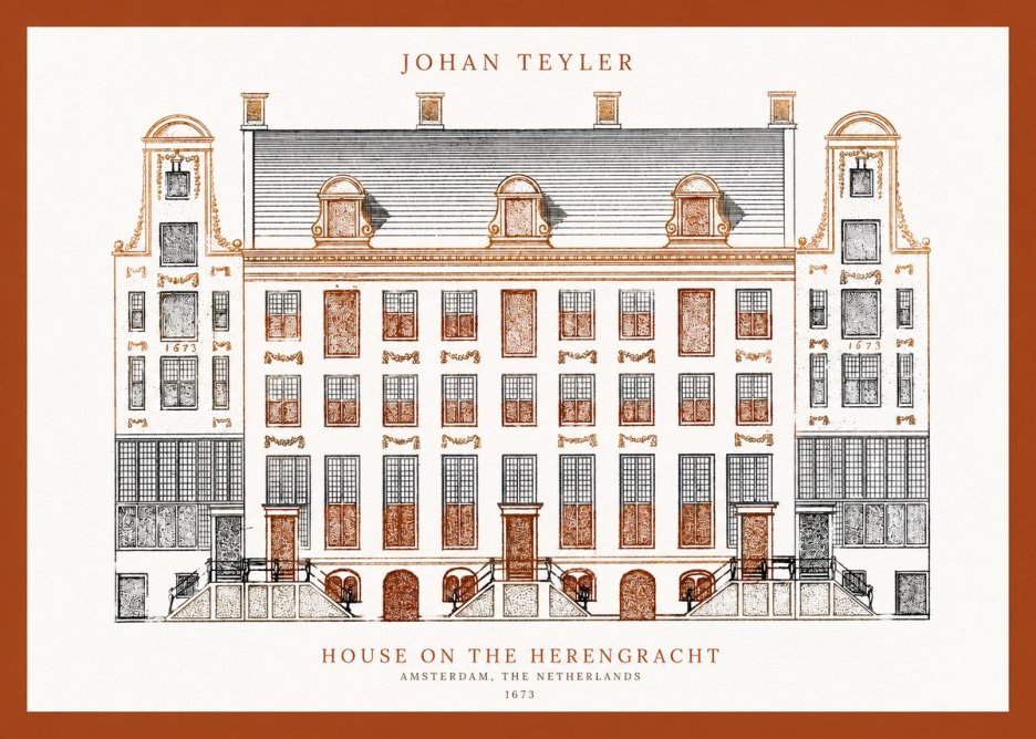 Johan Teyler Architectural Study VIII No4 - Poszter