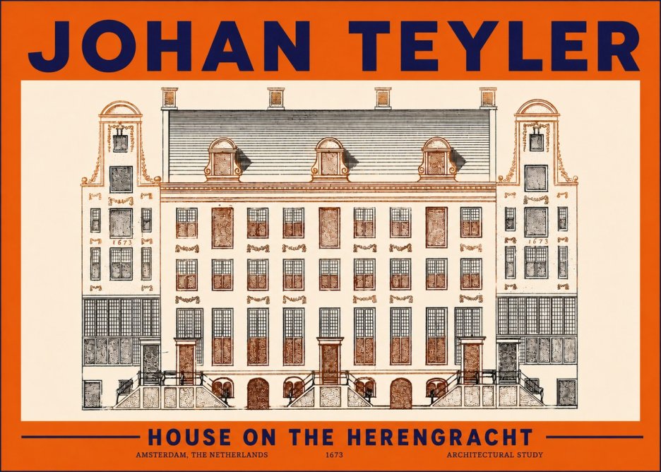 Johan Teyler Architectural Study VIII No5 - Poszter