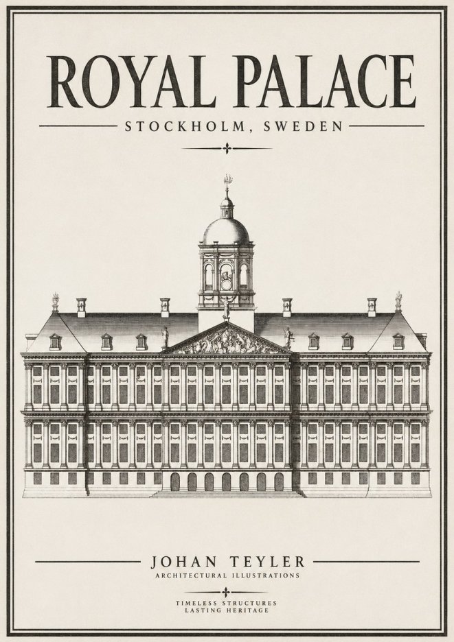 Johan Teyler Royal Palace No2 - Poszter