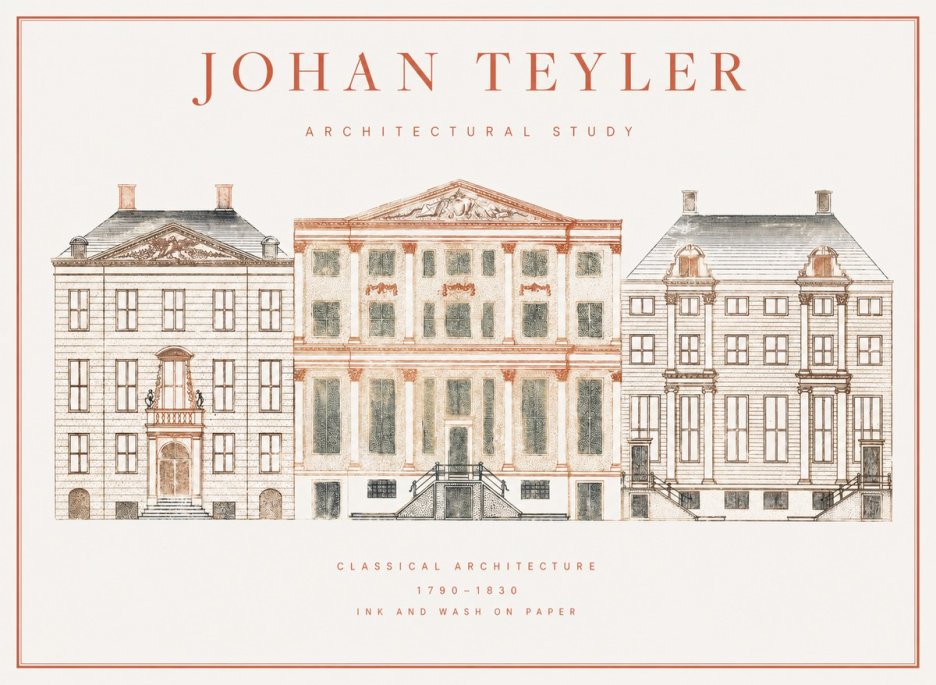 Johan Teyler Architectural Study IX No1 - Poszter