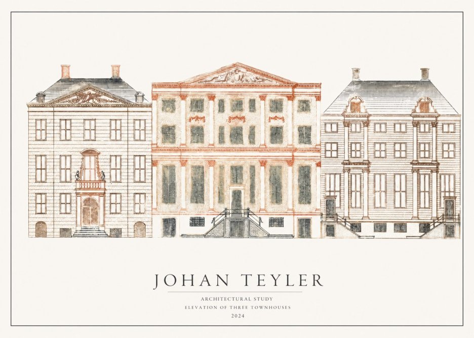Johan Teyler Architectural Study IX No2 - Poszter