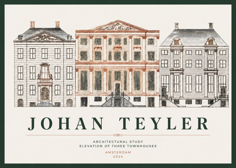 Johan Teyler Architectural Study IX No4 - Poszter