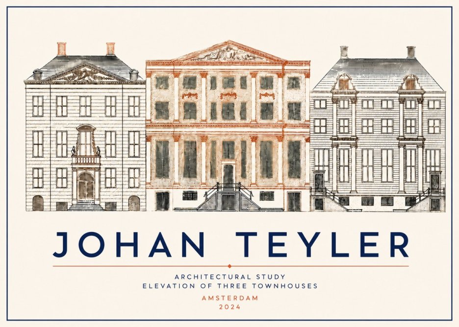 Johan Teyler Architectural Study IX No5 - Poszter