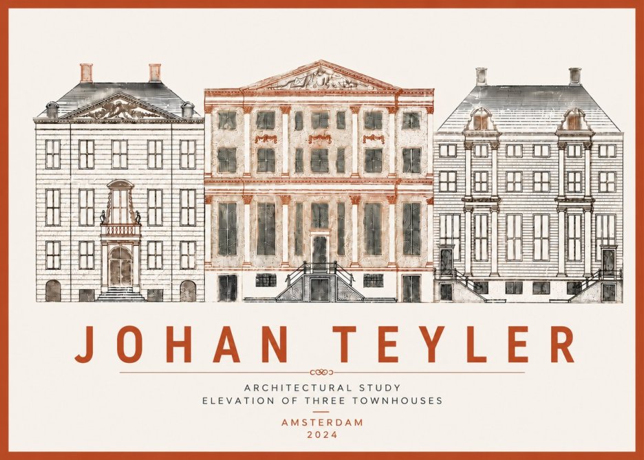 Johan Teyler Architectural Study IX No6 - Poszter