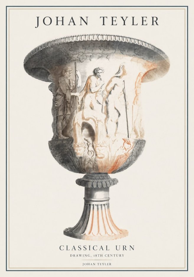 Johan Teyler Classical Urn No1 - Poszter