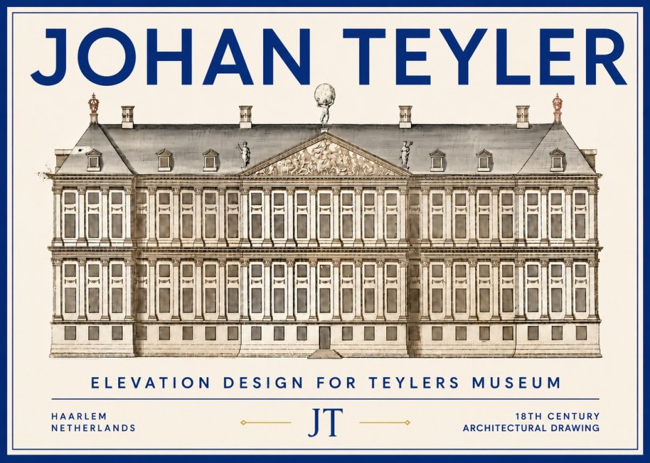 Johan Teyler Elevation Design for Teylers Museum, Haarlem No6 - Poszter