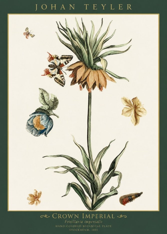Johan Teyler Crown Imperial No1 - Poszter