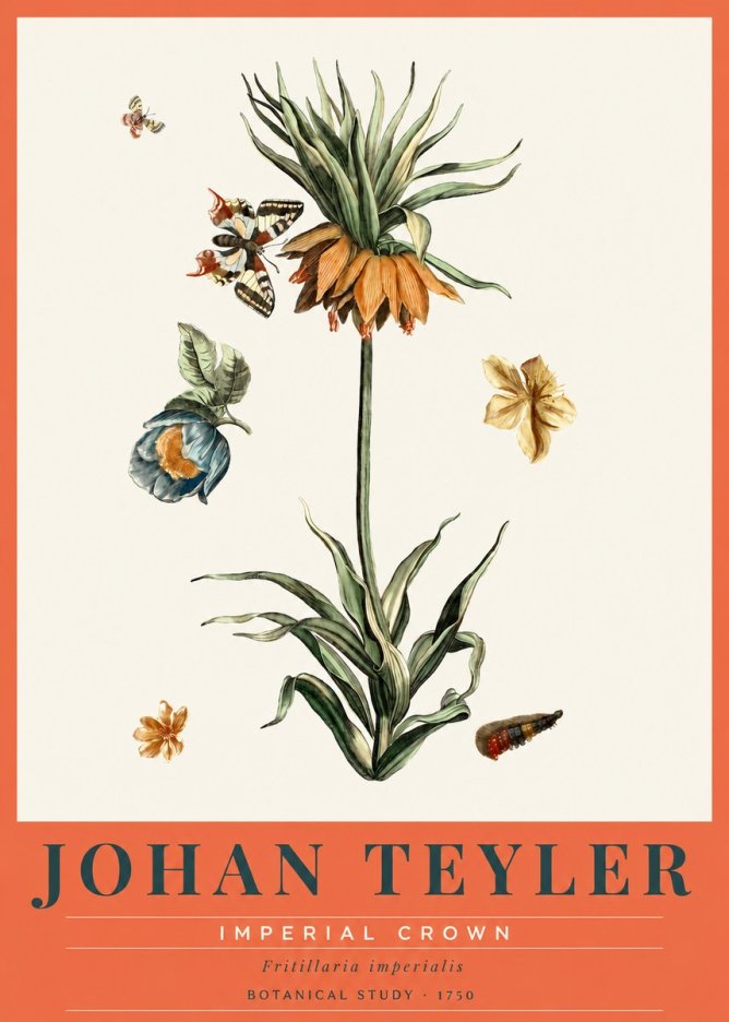 Johan Teyler Crown Imperial No3 - Poszter