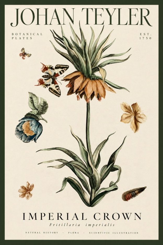 Johan Teyler Crown Imperial No4 - Poszter