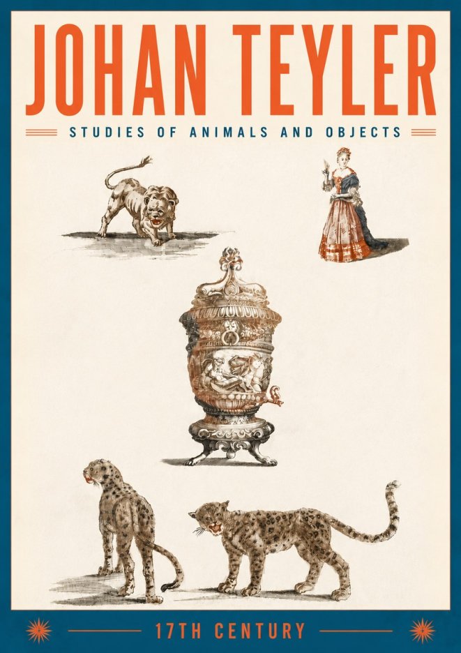 Johan Teyler Studies of Animals and Objects No6 - Poszter